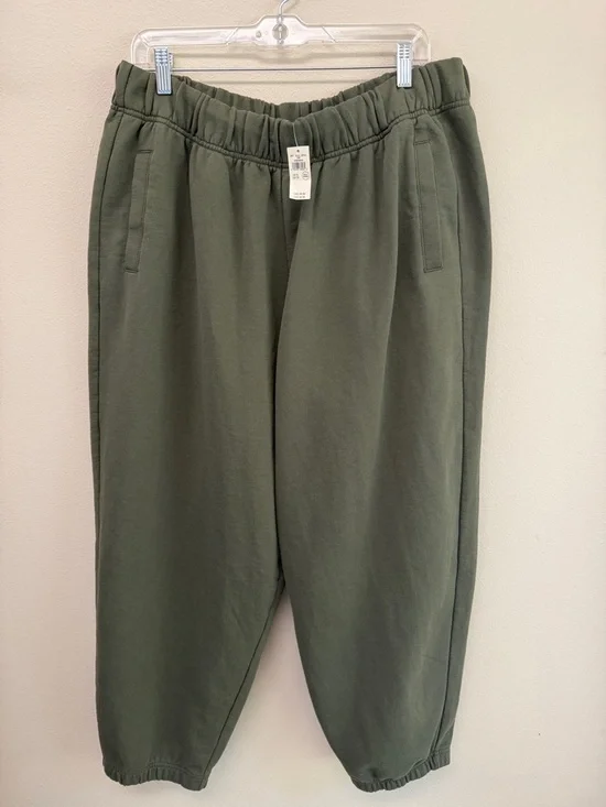 Aerie Green Sweatpants SzXL NWT - Picture 1 of 6